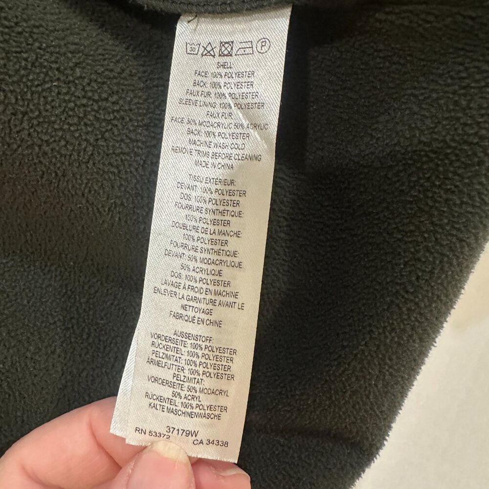 French Connection Softshell Sherpa Lined Hooded C… - image 8